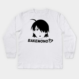 Bakemonogatari Bakemono? Araraig Koyomi Kids Long Sleeve T-Shirt